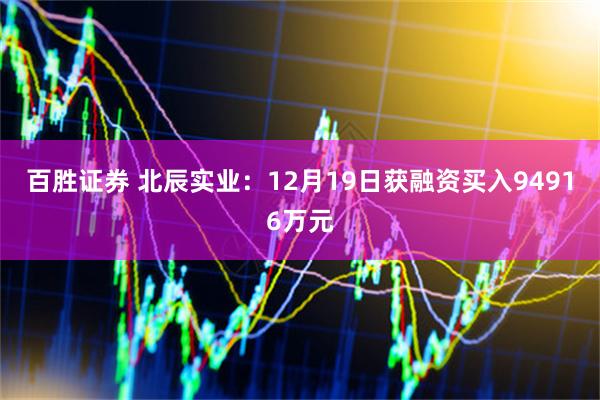 百胜证券 北辰实业：12月19日获融资买入94916万元
