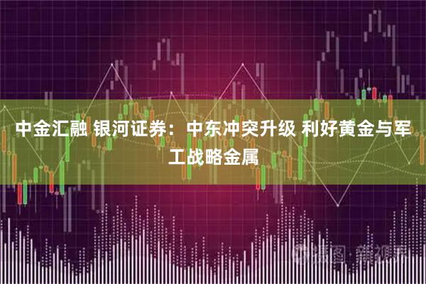 中金汇融 银河证券：中东冲突升级 利好黄金与军工战略金属